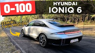 2023 Hyundai IONIQ 6 EPIQ AWD review 0100 14 mile top speed [upl. by Ameh68]