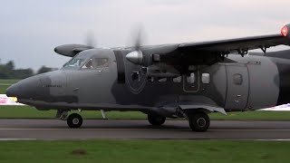 4Kᵁᴴᴰ RARE Let L410 UVPE20 Turbolet Slovak Air Force SAF Landing Taxiing amp Takeoff [upl. by Hakym]