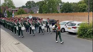 HARMONIE EN KLAROENKORPS AMICITIA BANHOLT EUROPARADE 2024 [upl. by Rockie]