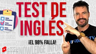 ✔️Test de Inglés ➤ ¡El 98 FALLA ➤ ¿Logras superarlo [upl. by Ahsinut]