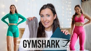 NEW IN GYMSHARK TRY ON HAUL  Honest Review amp Discount Code [upl. by Eigroeg]