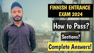 Finnish Entrance Exam  UAS Exam Finland  Finland Study Visa [upl. by Asilec]