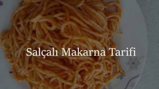 SALÃ‡ALI SPAGETTÄ° NASIL YAPILIRENFES MAKARNA TARÄ°FÄ°2 DAKÄ°KADA DETAYLI ANLATIM [upl. by Kevin]