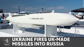 Ukraine fires UKmade Storm Shadow missiles into Russia for first time [upl. by Llerrad34]