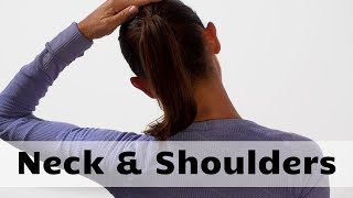 Physio Neck and Shoulder Stretches GUIDED ROUTINE 15 Mins [upl. by Freed562]