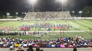 Mainland High School Buccaneer Marching Band halftime Middle School night [upl. by Russo]