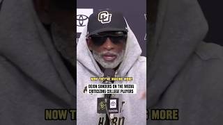 Deion Sanders on NIL changing how the media treats college athletes via BuffsTV [upl. by Ahselyt]