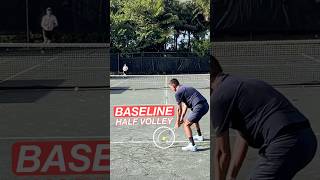 Baseline Half Volley  Old School BH Chip [upl. by Harmon130]