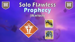 Solo Flawless Prophecy Dungeon Warlock Season 20 Destiny 2 [upl. by Pancho]