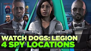 4 SPY LOCATIONS in Watch Dogs Legion YOU NEED to know about To Be James Bond [upl. by Faulkner901]