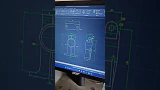 Draughtsman Mechanical 📐 3rd angle orthographic view draughtsman mechanical engineering design [upl. by Ahsenre]