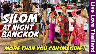 At Night In BANGKOK  SILOM More Than You Can Imagine livelovethailand [upl. by Alekat]