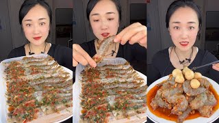 SUB 해산물 Shrimp with Filling🦐🦐Spicy Sauce Shrimp🍤🍤Seafoodsashimigourmetasmrmukbang [upl. by Notnirt718]