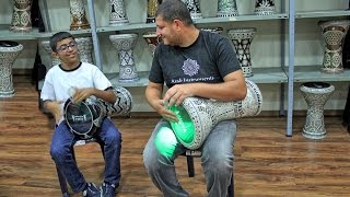 Top Darbuka Solo with Darbuka dance Light Device [upl. by Assina]