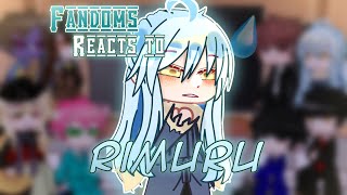 Fandoms Reacts To RimuruFandoms Reacts To EachOther TTIGRAASGCRV [upl. by Ambrosi757]