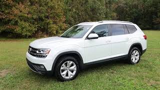 2019 Volkswagen Atlas SE Vin518833 White 360 View [upl. by Ettenoj]