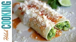 How to Make Vegetarian Enchiladas  Hilah Cooking [upl. by Noitsirhc23]