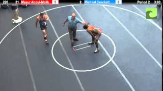 220 Masur AbdulMalik vs Michael Crockett [upl. by Otaner461]