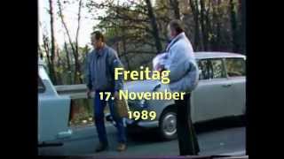 Die Grenze im Südharz ist offen  17 November 1989 [upl. by Nyladnewg]