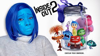 I Dressed Up As Sadness To Watch INSIDE OUT 2 For The First Time 😭💙 Movie Reaction [upl. by Ingemar]