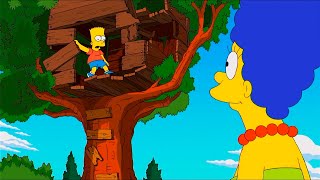 Bart destrulle su casa del arbol Los simpsons capitulos completos en español [upl. by Glyn735]