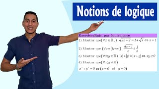 notion de logique 1bac exercices corrigés  raisonnement par équivalence exercices exercice complet [upl. by Dnomyad]