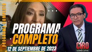 Balacera afuera del AICM provoca pánico  Ciro  Programa Completo 12septiembre2023 [upl. by Llenehc]