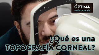 ¿Qué es una topografía corneal [upl. by Harleigh]