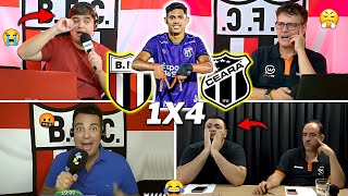 🤣🤣REAÇÕES DOS BOTAFOGUESES ATROPEL4DO PRO VOZÃO E TRISTEZA TOTAL  BOTAFOGOSP 1X4 CEARÁ [upl. by Eimmac]