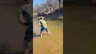 snagging spoonbill in the shallows oklahoma spoonbill fishing [upl. by Doran145]