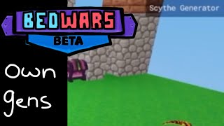 Bedwars added custom generators NEW [upl. by Wolenik374]