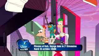 Phineas et Ferb le film  Extrait  Saut en parachute  en Francais [upl. by Elacsap686]