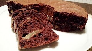 Ciambella pere e cioccolato  Le video ricette di Lara [upl. by Etnovahs396]