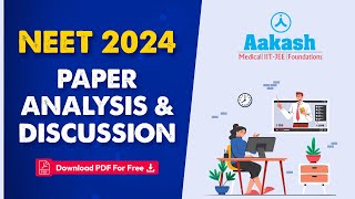 NEET 2024 Question Paper Analysis Discussions amp Solutions  LIVE [upl. by Abil]