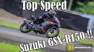 Geber Suzuki new GSXR150 Sentul  Test handling top speed braking amp performa [upl. by Esele]