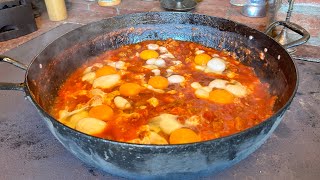 Shakshouka gatita pe soba cu legume si carnati de porc [upl. by Annala]