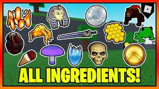 2024 UPDATED How to get ALL INGREDIENTS in WACKY WIZARDS 🧙  Roblox [upl. by Enihsnus]