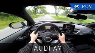 Audi A7 Sportback 30 TDI competition 326 KM 2017  POV Drive  Project Automotive [upl. by Hgieloj]