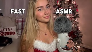 ASMR 100 Fast and Aggressive Triggers mouth sounds hand sounds your favorite triggers [upl. by Gniw]