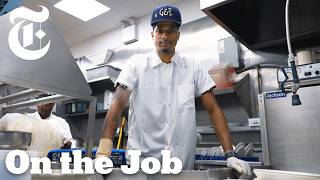 A Day With a Dishwasher at a Top NYC Restaurant  On the Job  Priya Krishna  NYT Cooking [upl. by Eniamraj580]