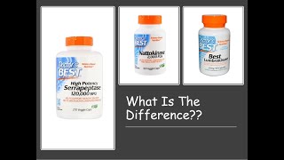 What Is The Difference Between Serrapeptase Nattokinase and Lumbrokinase [upl. by Oiretule]