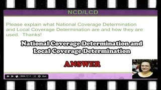 National Coverage Determination NCD and Local Coverage Determination [upl. by Emmons]