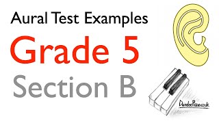 Aural Test Examples Grade 5 ABRSM  Section B [upl. by Madella409]