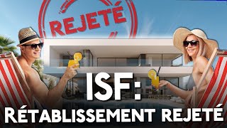 ❌ Rétablissement de lISF  Cest NON  Rejeté par lAssemblée Nationale [upl. by Ahseel]