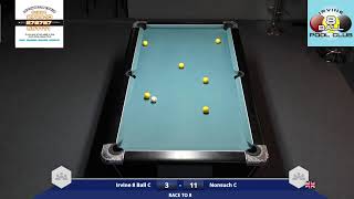 Irvine 8 Ball  Table 9  CAPL  Irvine 8 Ball C v Nonsuch C [upl. by Nnateragram375]