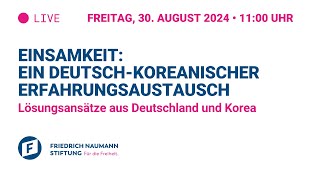 Einsamkeit Ein DeutschKoreanischer Erfahrungsaustausch [upl. by Nospmoht]