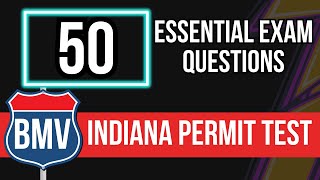 Indiana Permit Test 2024 50 Essential Exam Questions [upl. by Wood446]