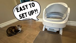 Self Cleaning Cat Litter Box Open Top Litter Box for Multiple Cats Automatic Cat Litter Box Review [upl. by Matilde151]