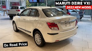 Maruti Dzire VXI 2023 Model  Dzire VXI 2023 New Model  Price Specification Review [upl. by Anitsuga]