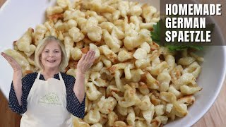 Homemade German Spaetzle Recipe [upl. by Lavinie]